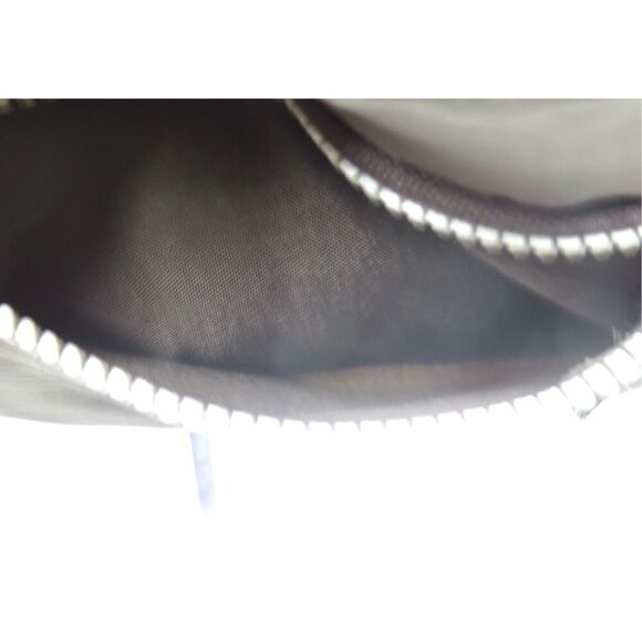 Baggallini BROWN Three Zip Nylon Crossbody Shoulder Bag Organizer - Picture 9 of 10